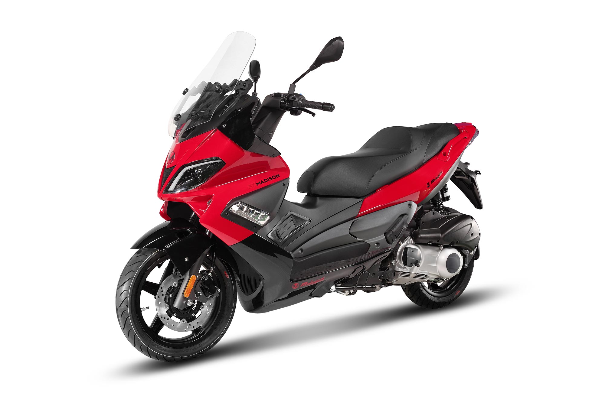 Malaguti Madison 300cc [essai] MADISON300-RED-1.-55deg-LEFT-SIDE